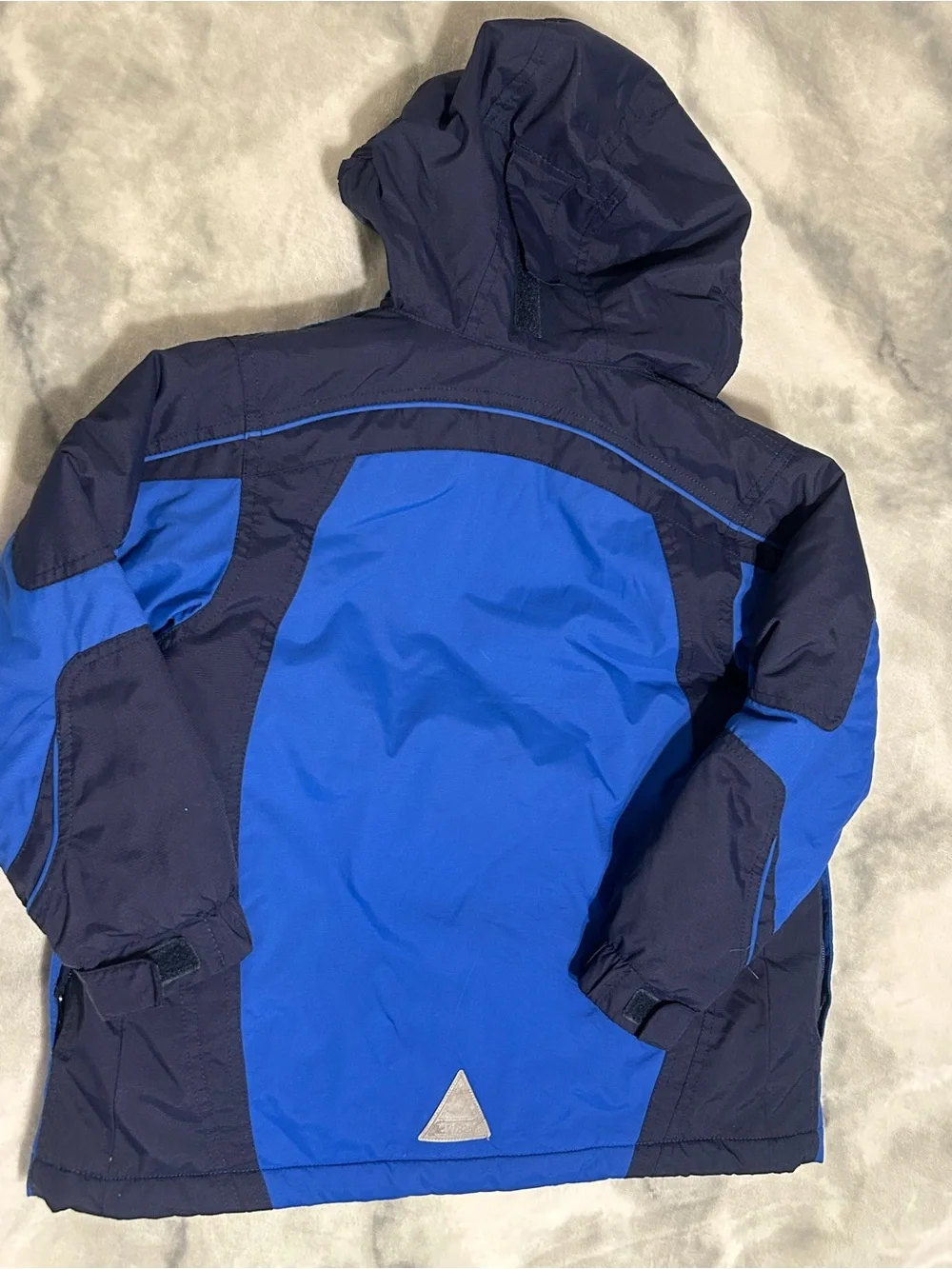 Vtg L.L. Bean Kids Blue Thinsulate Winter Ski Jacket Parka Coat Size M 5/6